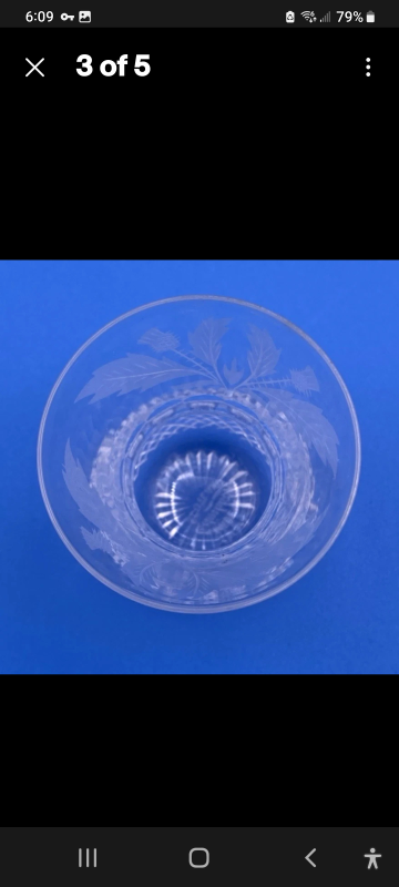 Crystal Thistle Shot Glasses - photo 3