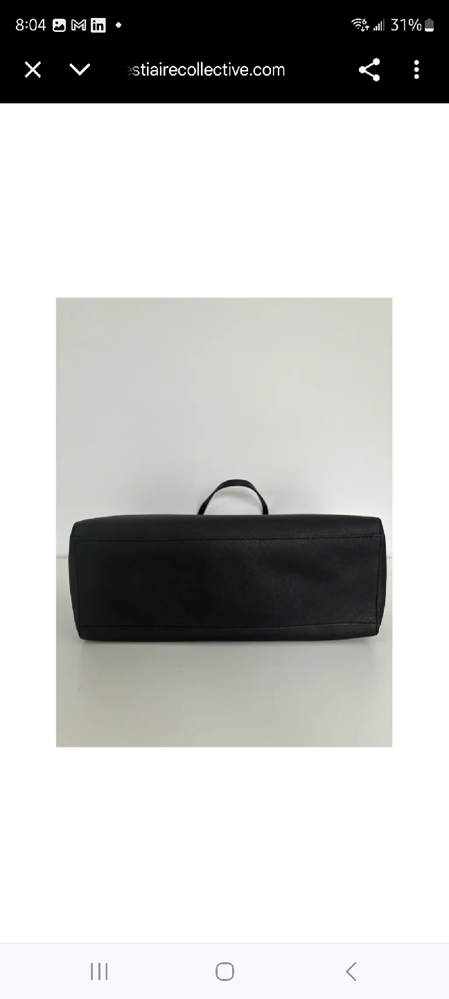 Tory Burch Black Leather Tote Bag - photo 3