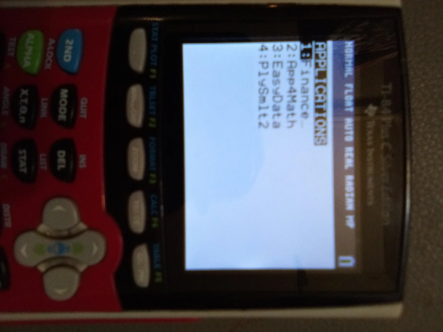 TI-84  Plus C Silver Edition graphing calculator. image indicator(6)