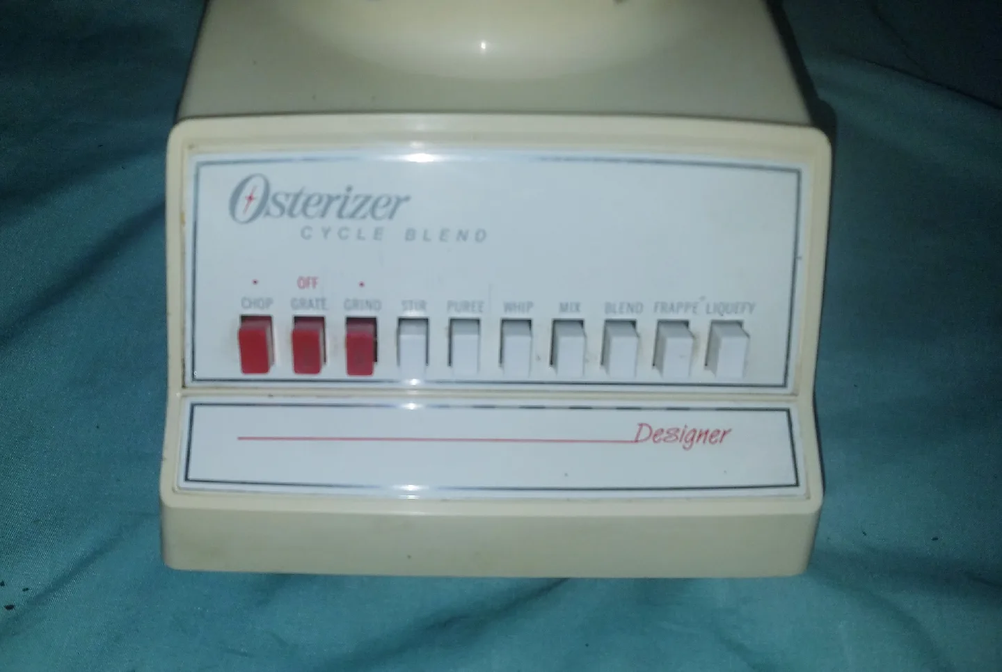 Vintage Osterizer Cycle Blend 10 Speed Blender  Read Description image indicator(4)