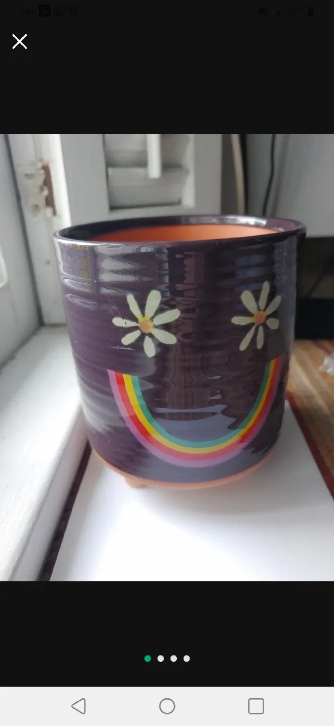 NEW.Natural Life Purple Rainbow Flower Pot image indicator(2)