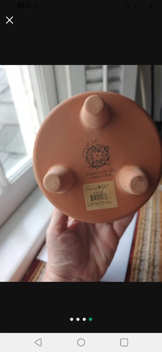 NEW.Natural Life Purple Rainbow Flower Pot image indicator(3)