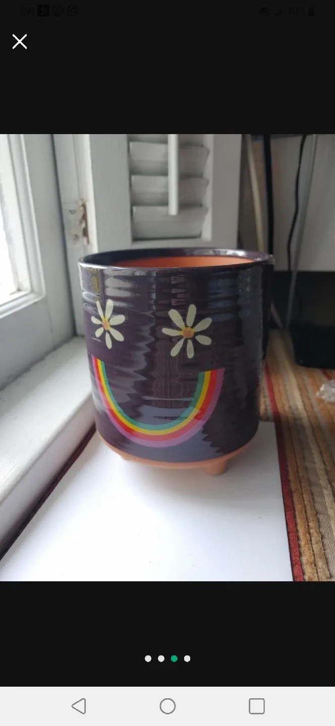 NEW.Natural Life Purple Rainbow Flower Pot image indicator(4)