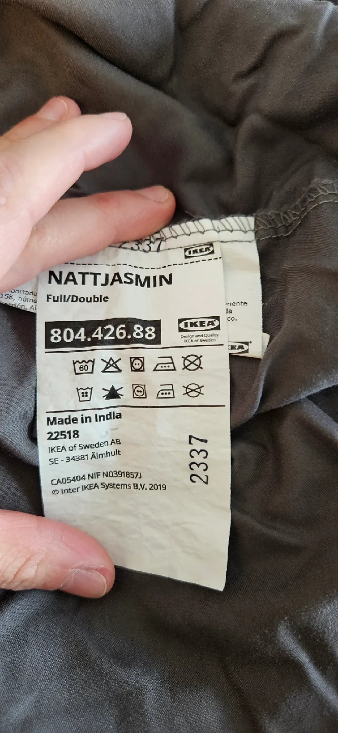 IKEA Nattjasmin Full/Double Bedding Set image indicator(2)