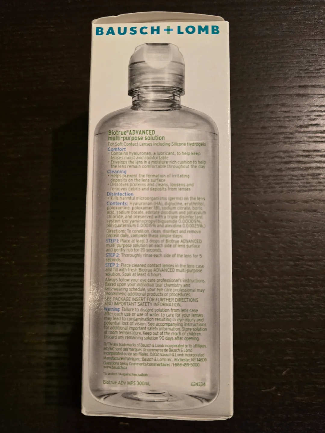 NEWS SEALED Bausch + Lomb Biotrue multi-purpose solution image indicator(2)