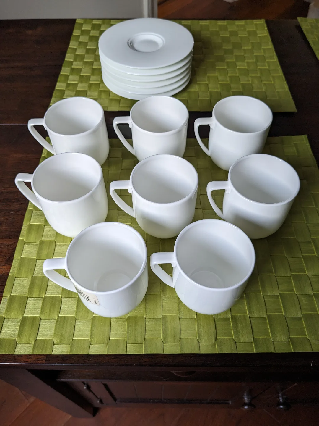 Set of Vera Wang Cups and Saucers - Like New image indicator(9)