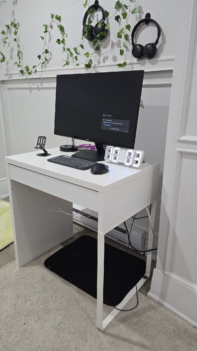 IKEA White Desk with Drawer