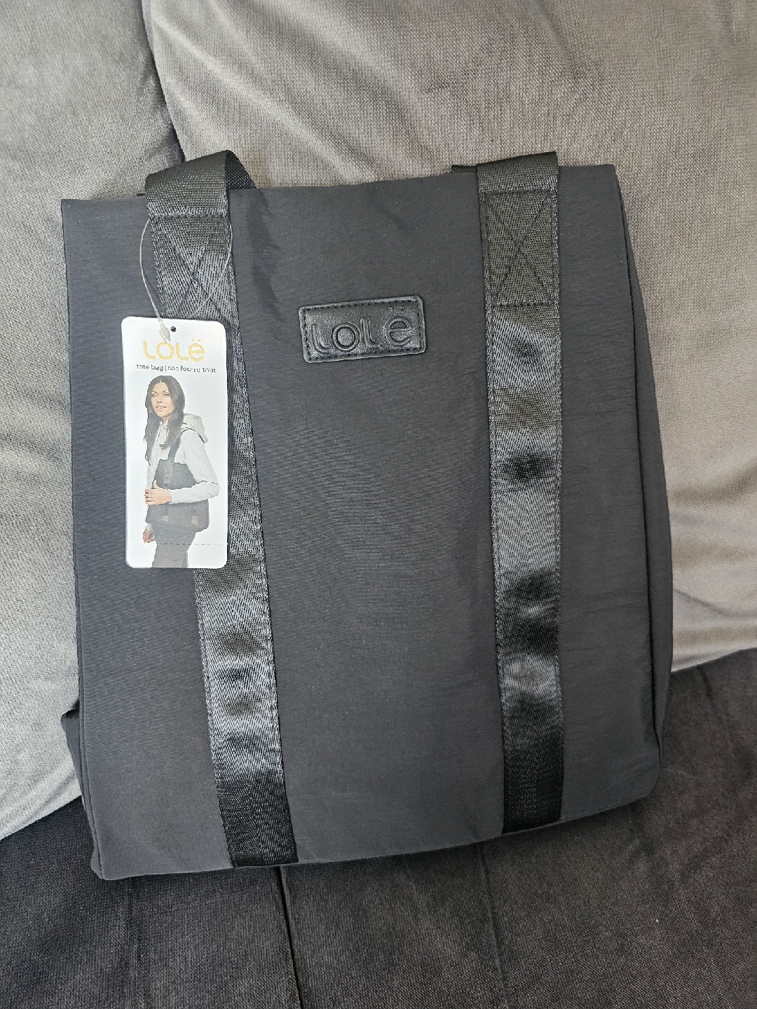 Lolë Mile-End Convertible Bag, Black