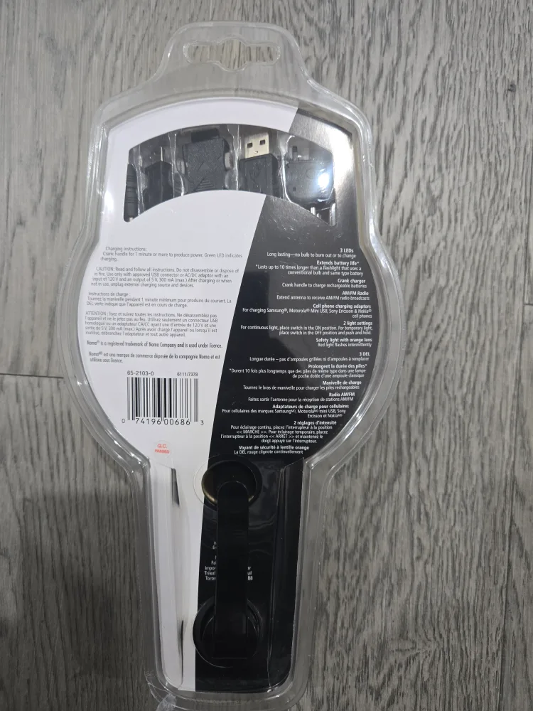 Noma Multifunctional LED Flashlight - New in Package image indicator(2)