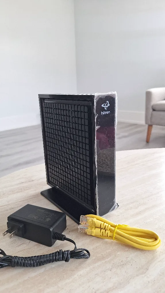 Hitron Modem with Power Adapter and Cable image indicator(2)