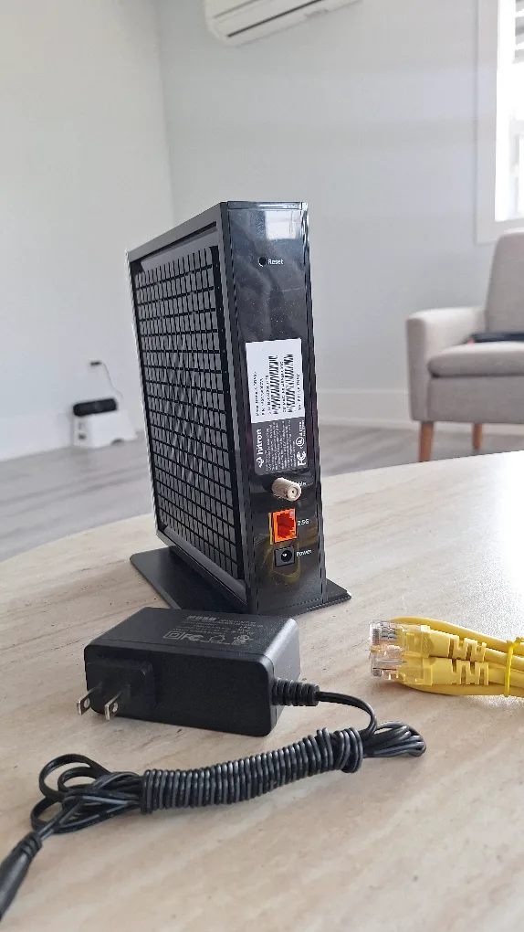 Hitron Modem with Power Adapter and Cable image indicator(3)