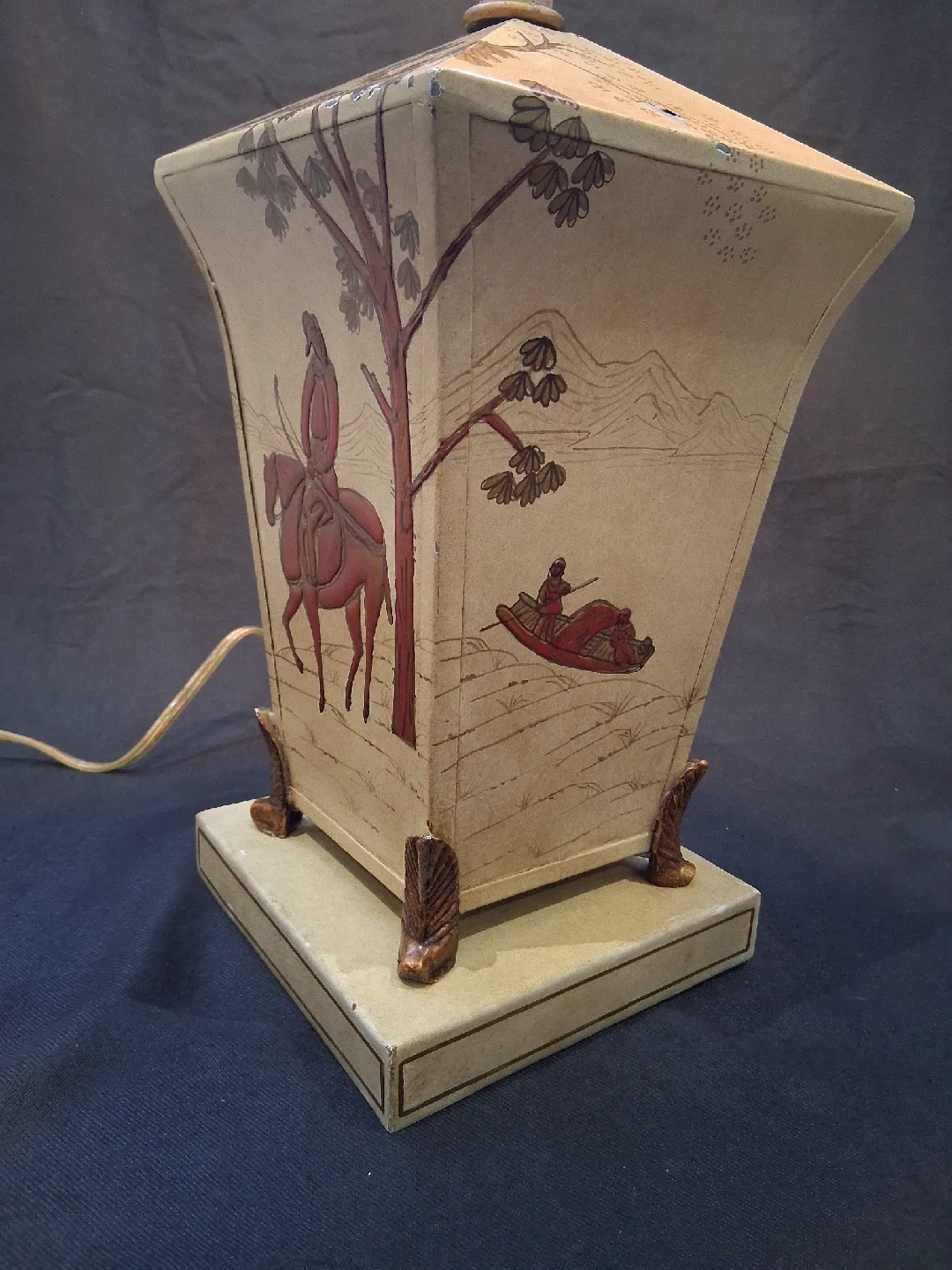 Vintage Asian-Inspired Table Lamp image indicator(3)