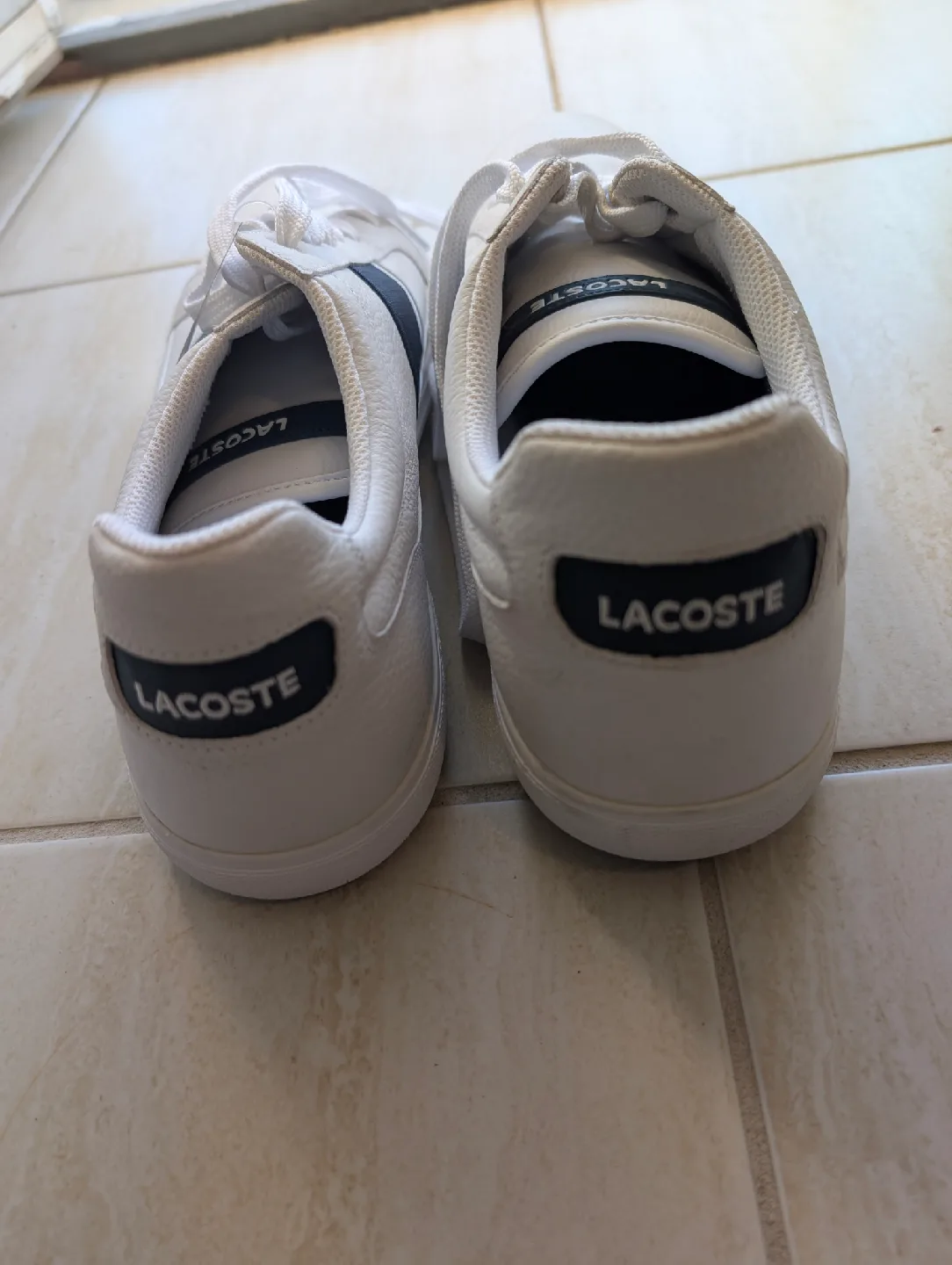 Lacoste Sport White Leather Sneakers - Size 15 image indicator(5)