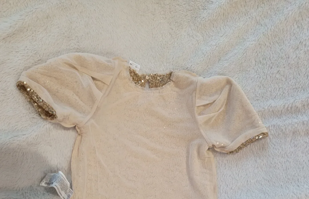 Zara Kids Sequin Top - Size 10 image indicator(7)