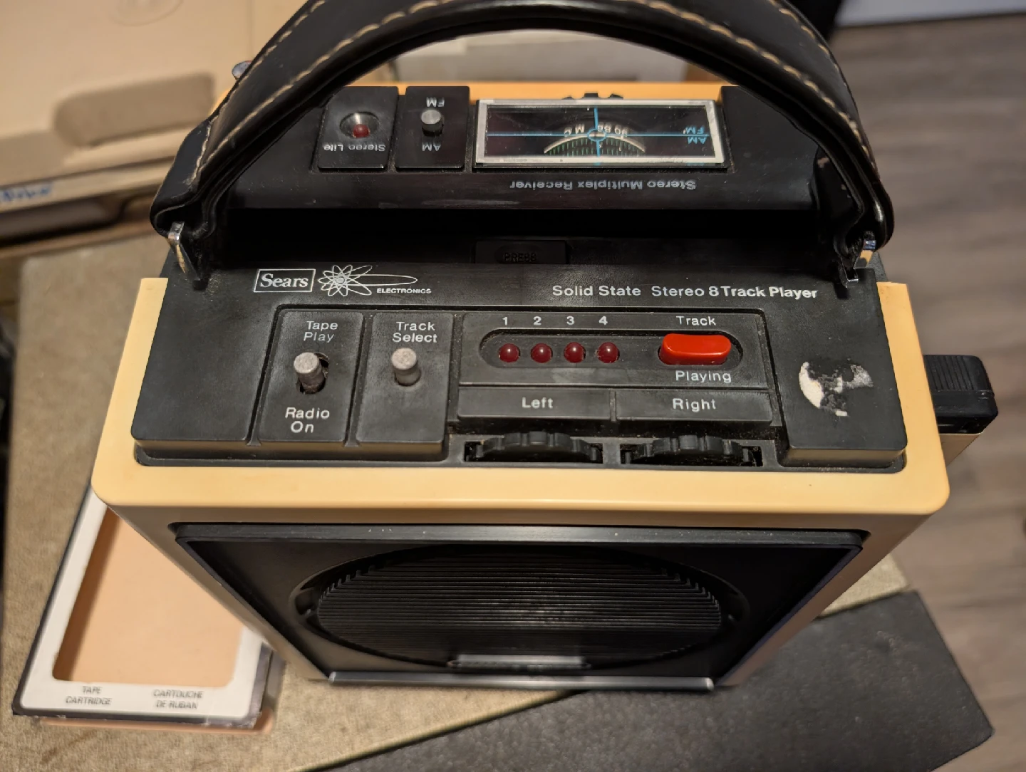 Vintage Sears Solid State Stereo 8 Track Player - photo 3
