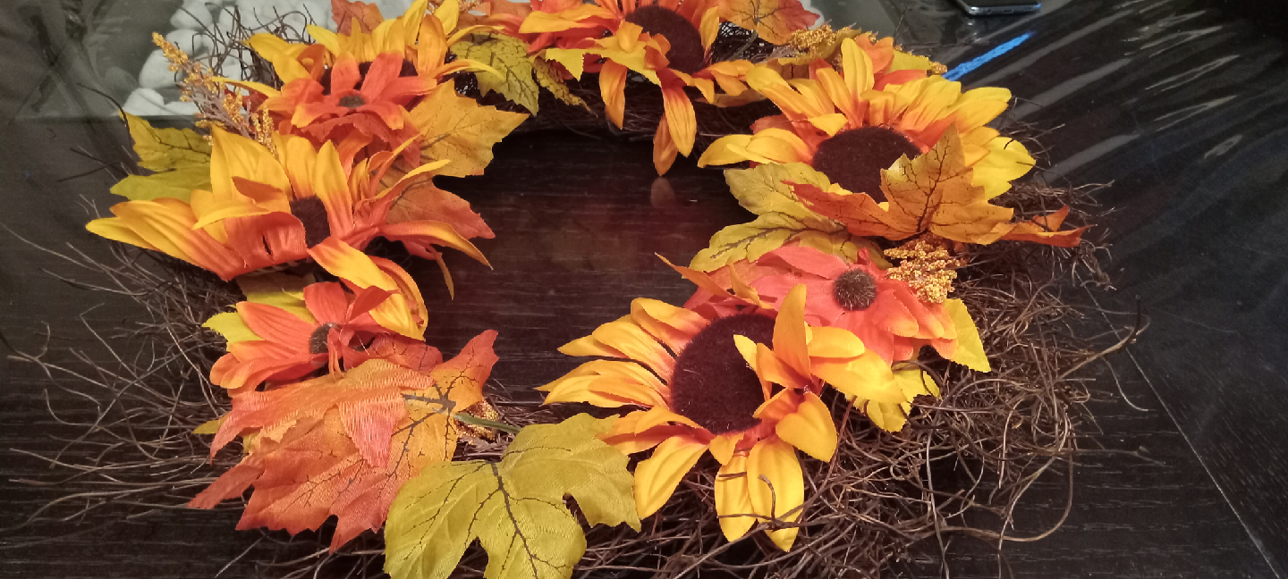 Sunflower Fall Wreath - photo 2