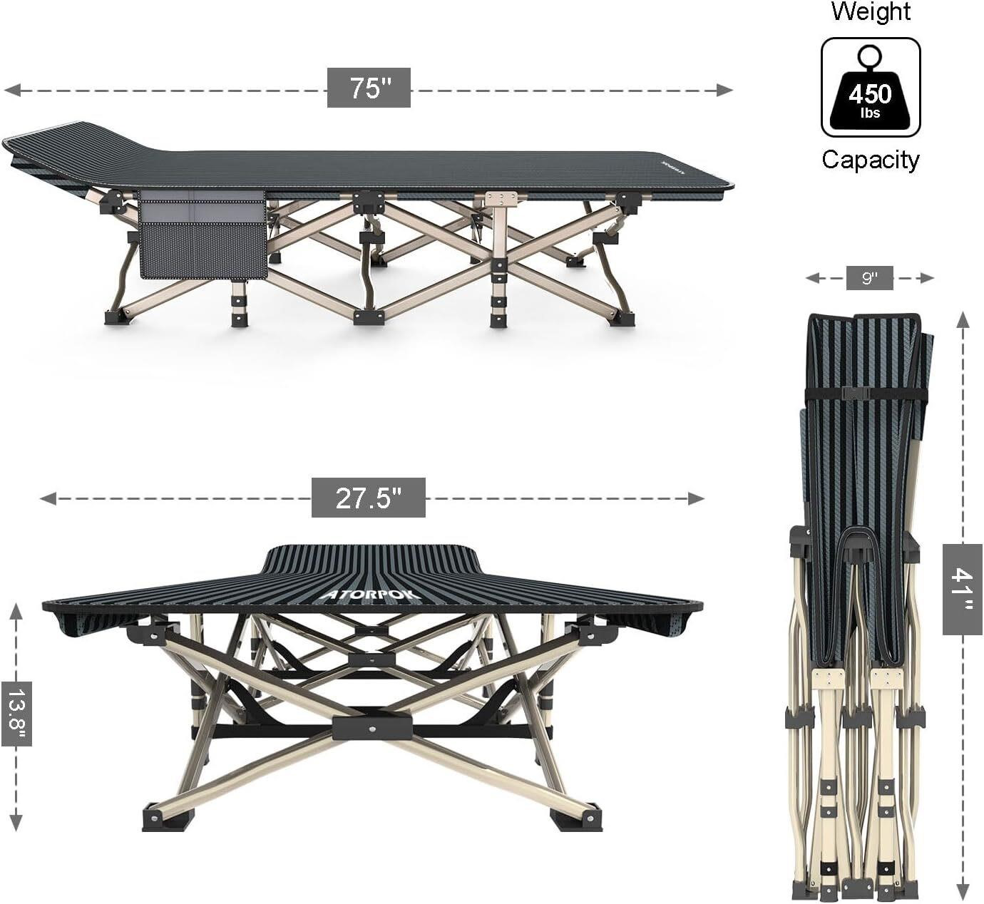 ATORPOK Camping Cot - 75 inch - photo 2