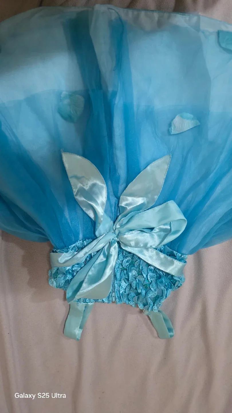 SHANIL Blue Dress image indicator(3)