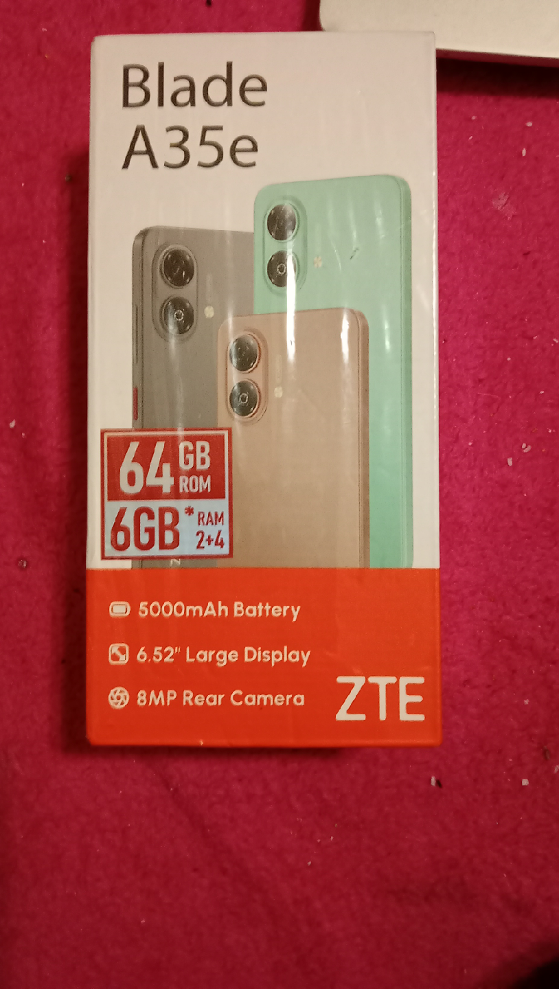 New ZTE Blade A35e - 64GB ROM, 6GB RAM