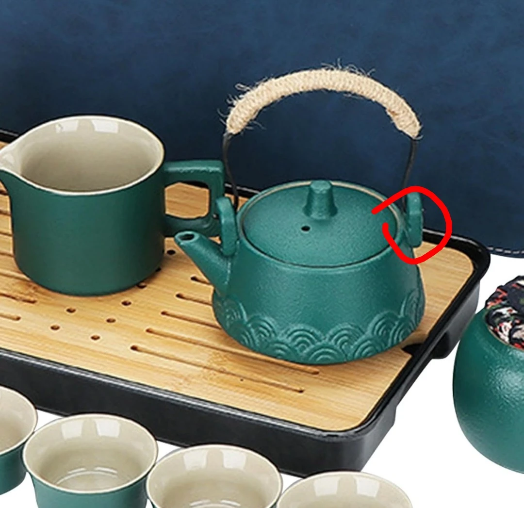 Portable Tea Set with Travel Case - Green