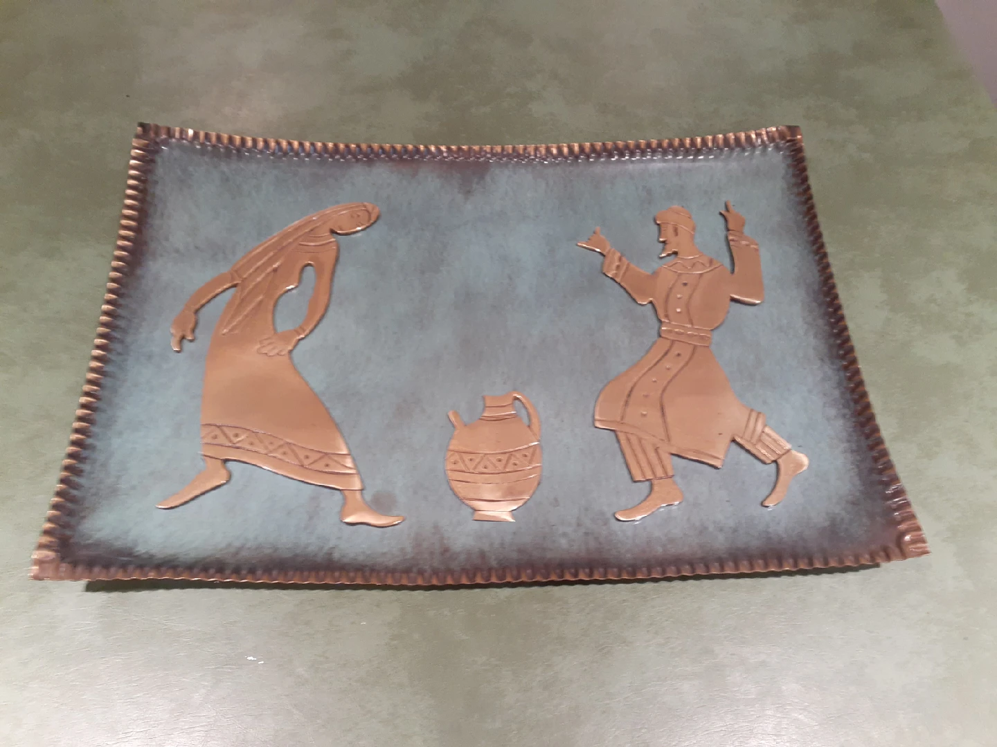 Vintage Pal-Bell Jerusalem Copper Tray