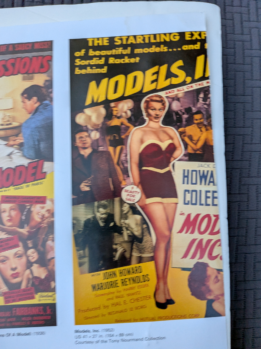 Vintage 1950's poster print Betty Page