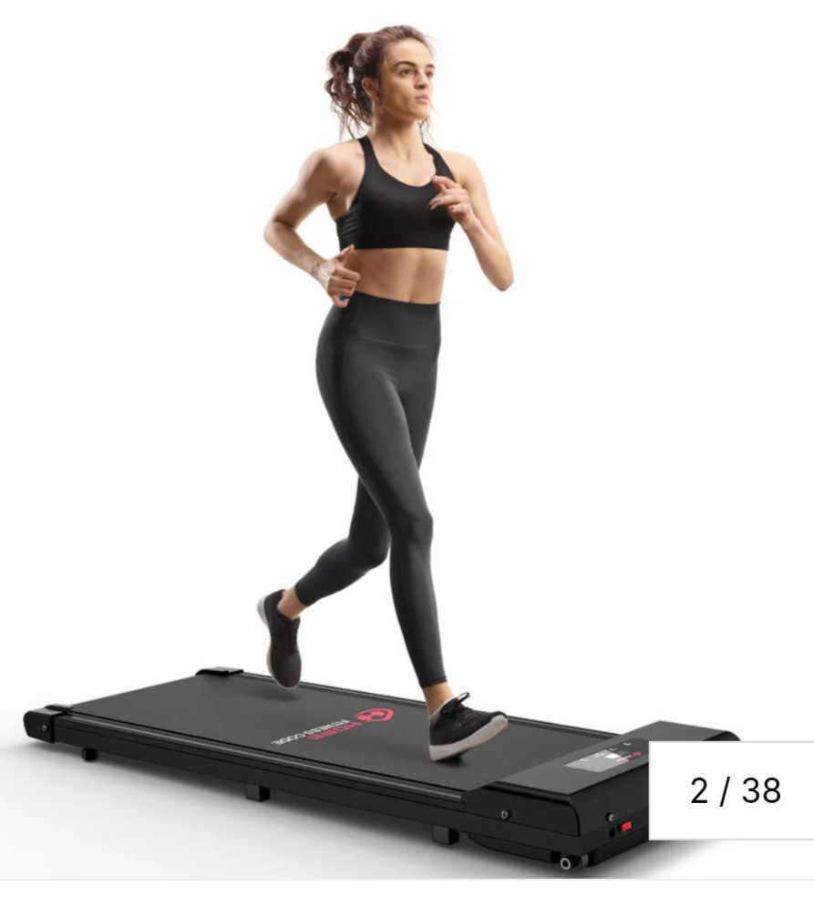 2-in-1 Folding Treadmill - Space Saving Design