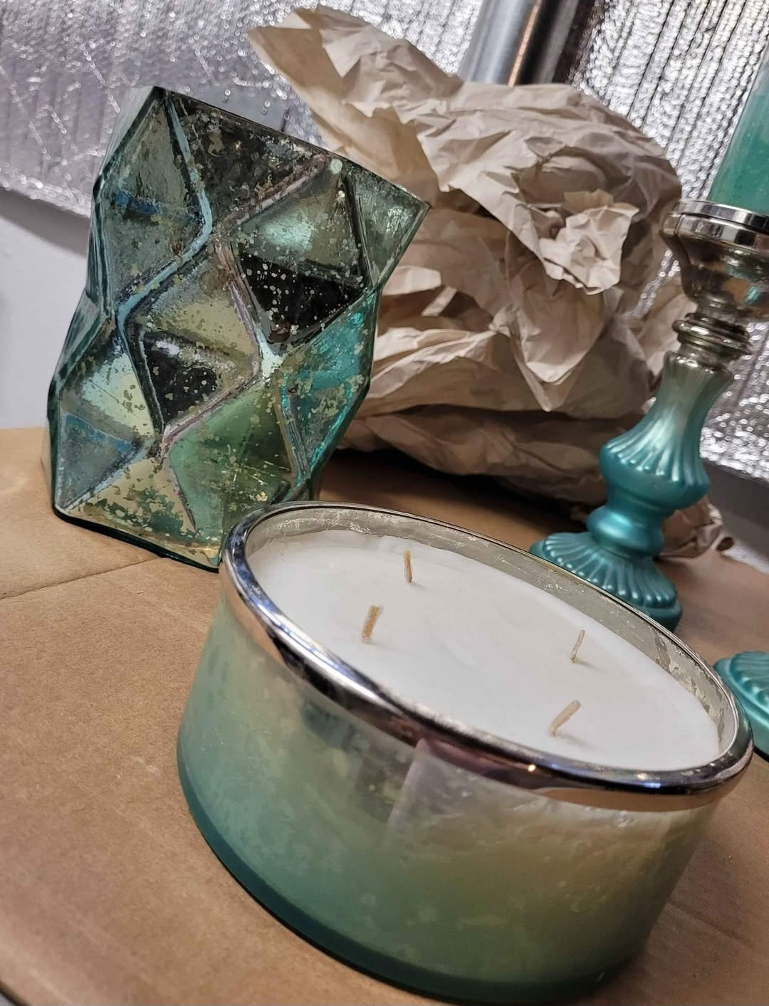 7 Piece Decor Set Aqua Ombre $25 - NEW (Pickup in Thornhill) - photo 3
