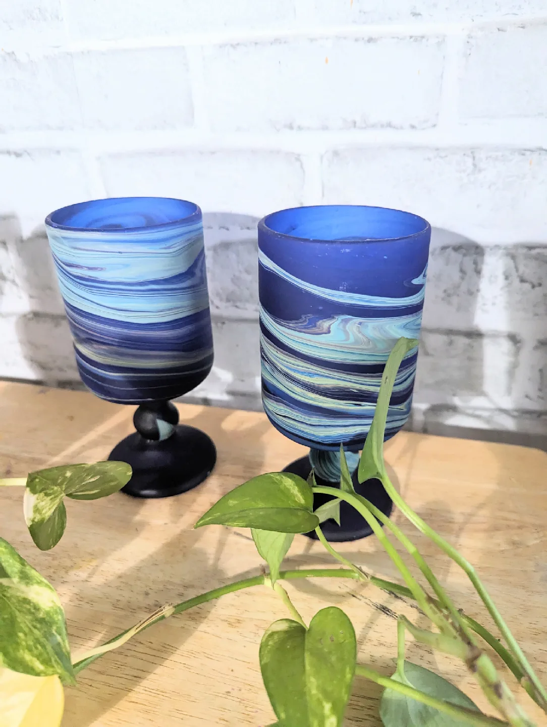 Sea Glass Wineglasses image indicator(3)