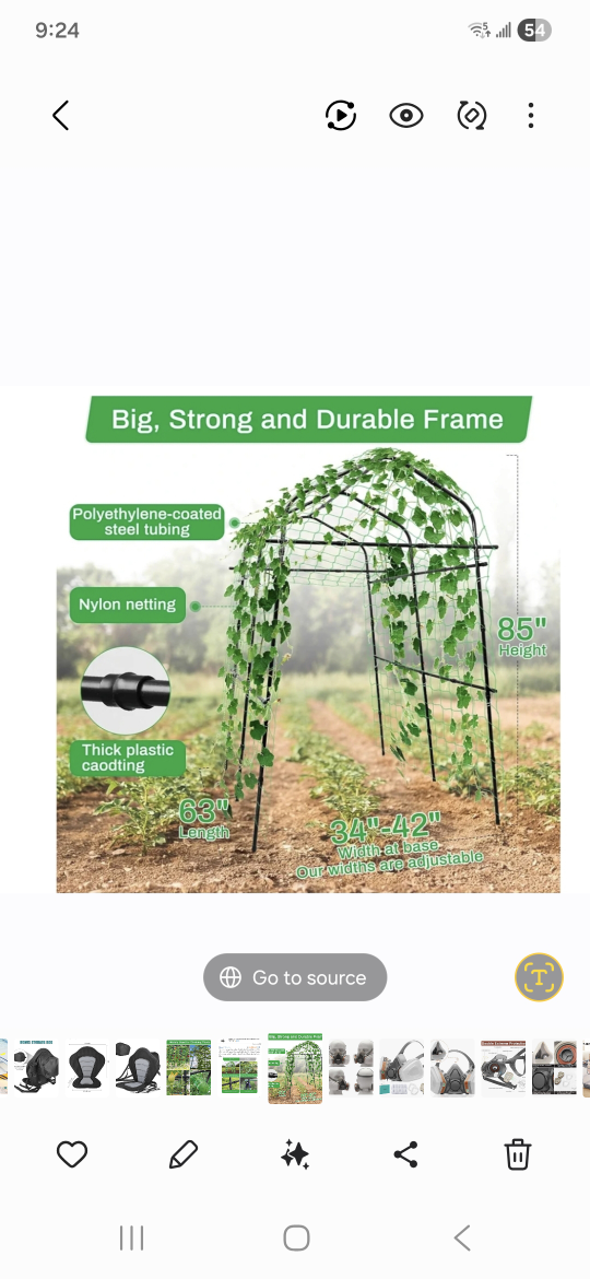 Garden Trellis with Durable Frame