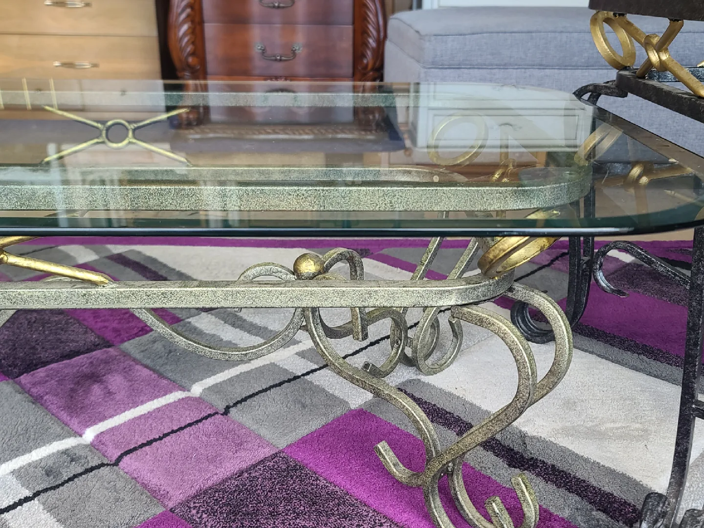 Glass Top Coffee & End Table Set image indicator(4)