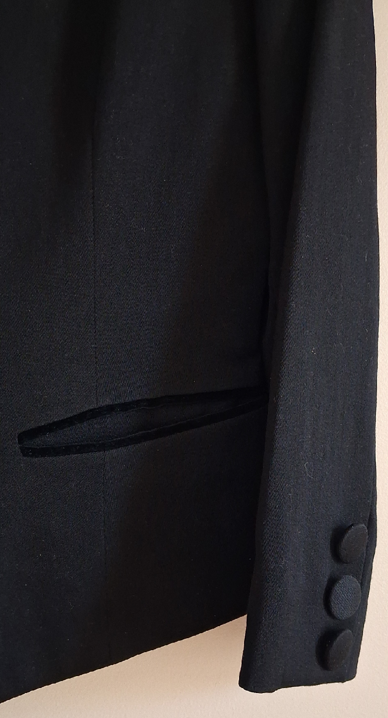 Dejac Paris Black Wool Blazer - Size 38 - photo 3