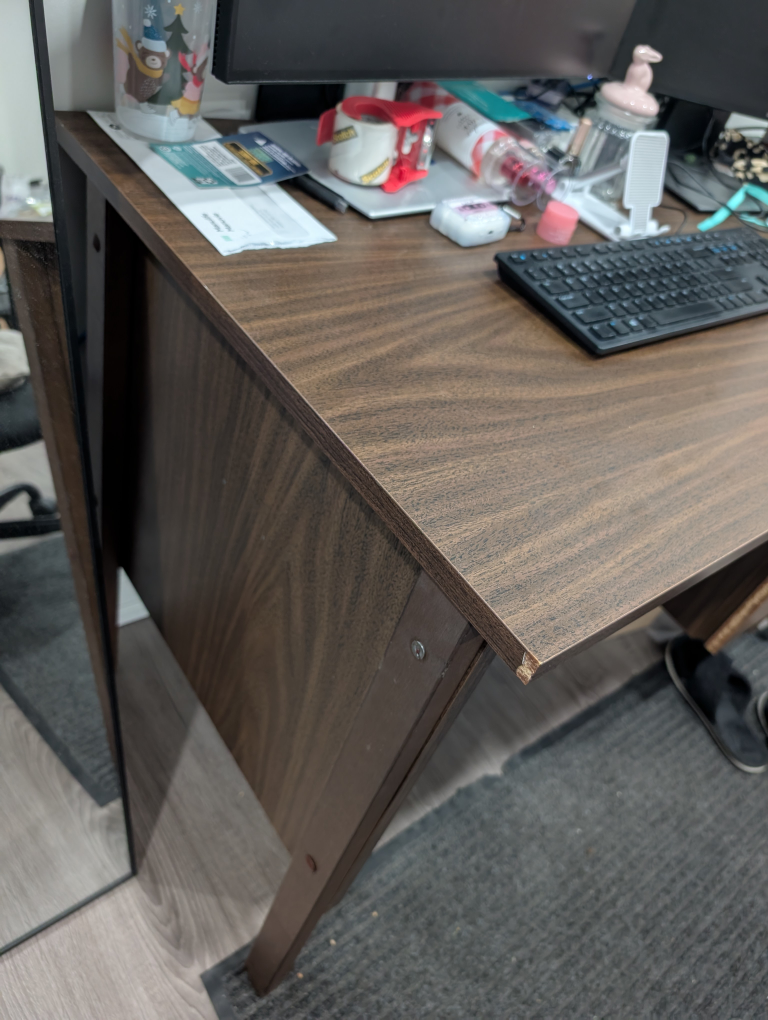 Modern Wooden Work Desk with Drawers – Perfect for Home Office - photo 4