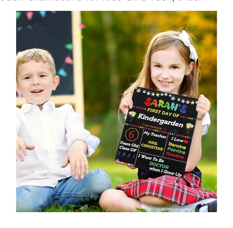 First Day of School Chalkboard Sign