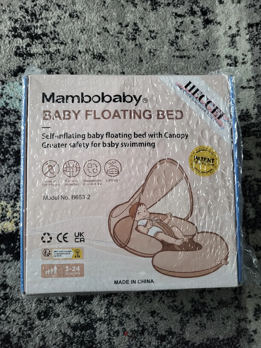 Mambobaby Float - Self-Inflating Baby Swimming Float image indicator(10)