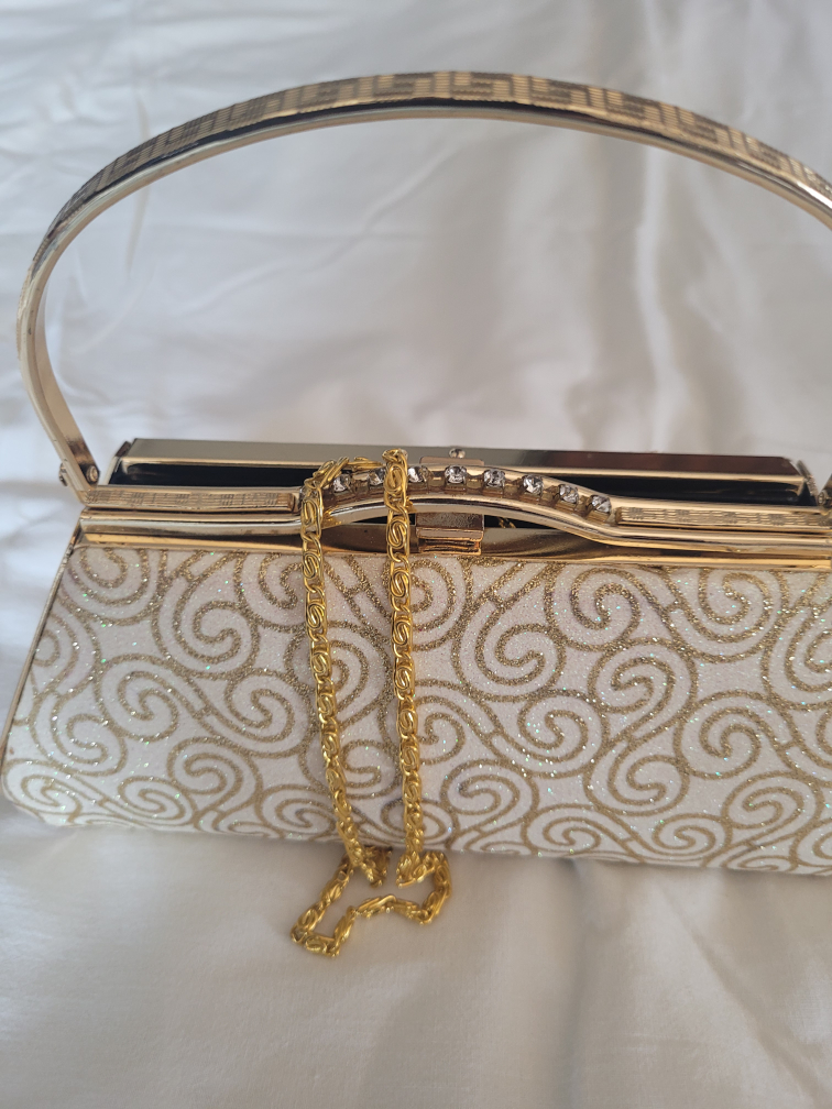 Evening Clutch Purse - Silver & Gold - photo 2