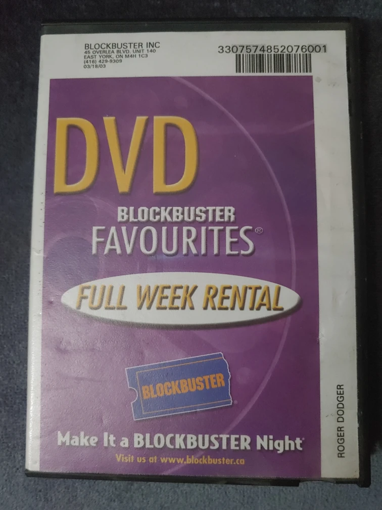 Roger Dodger DVD - Blockbuster Favourites