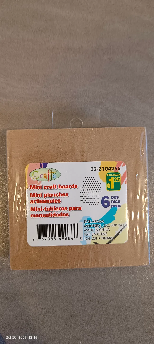 Crafts Mini Craft Boards - 6 pack thumbnail