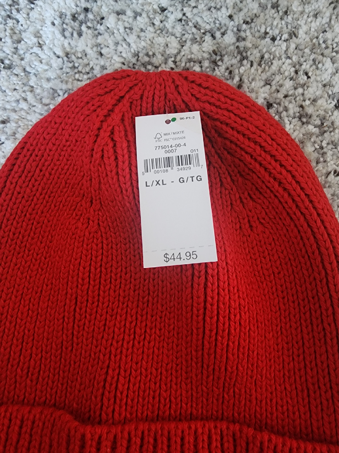NWT Marvel Spider-Man Beanie - youth L/XL 🥕 - photo 2