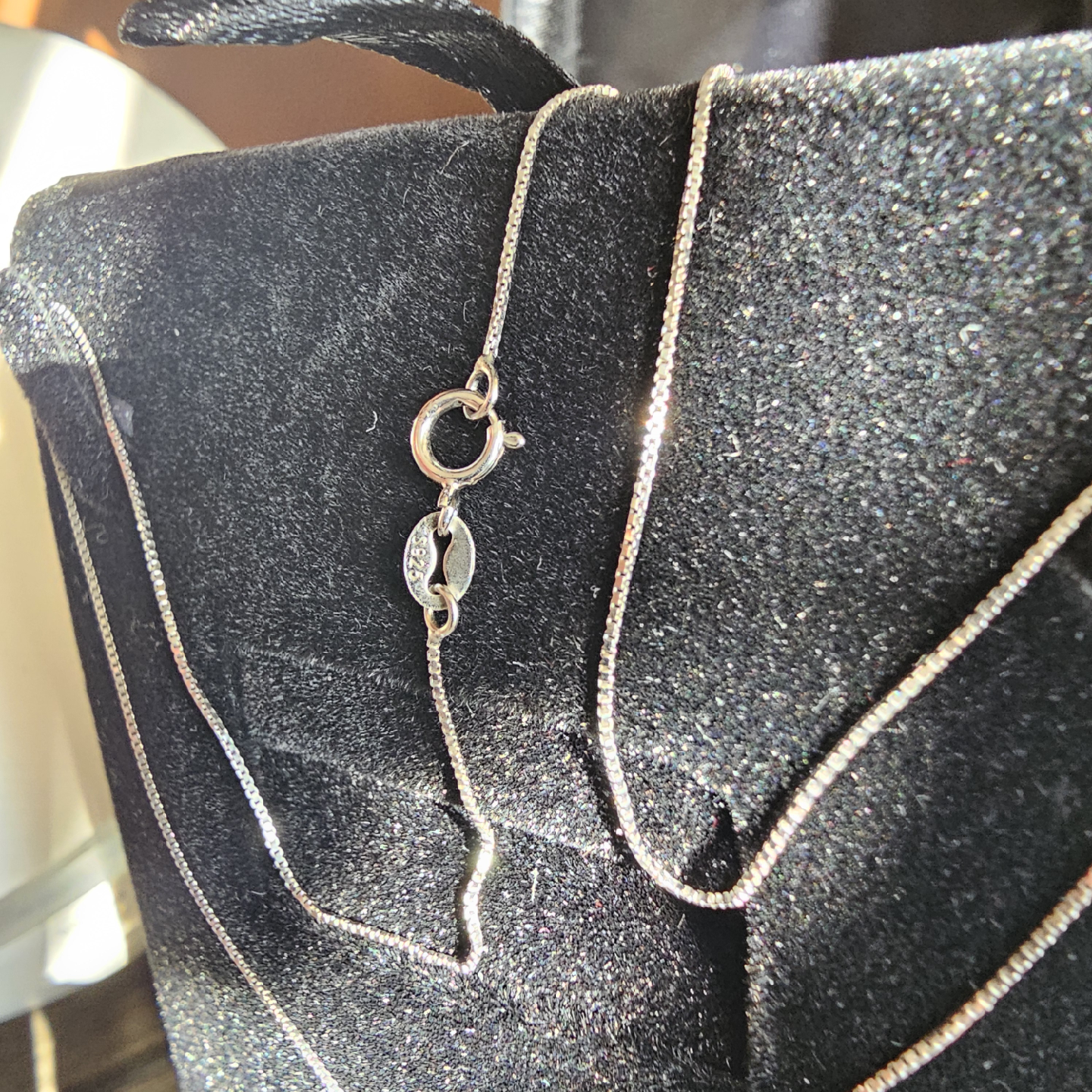 Pink Moissanite Sterling Silver Necklace - photo 3