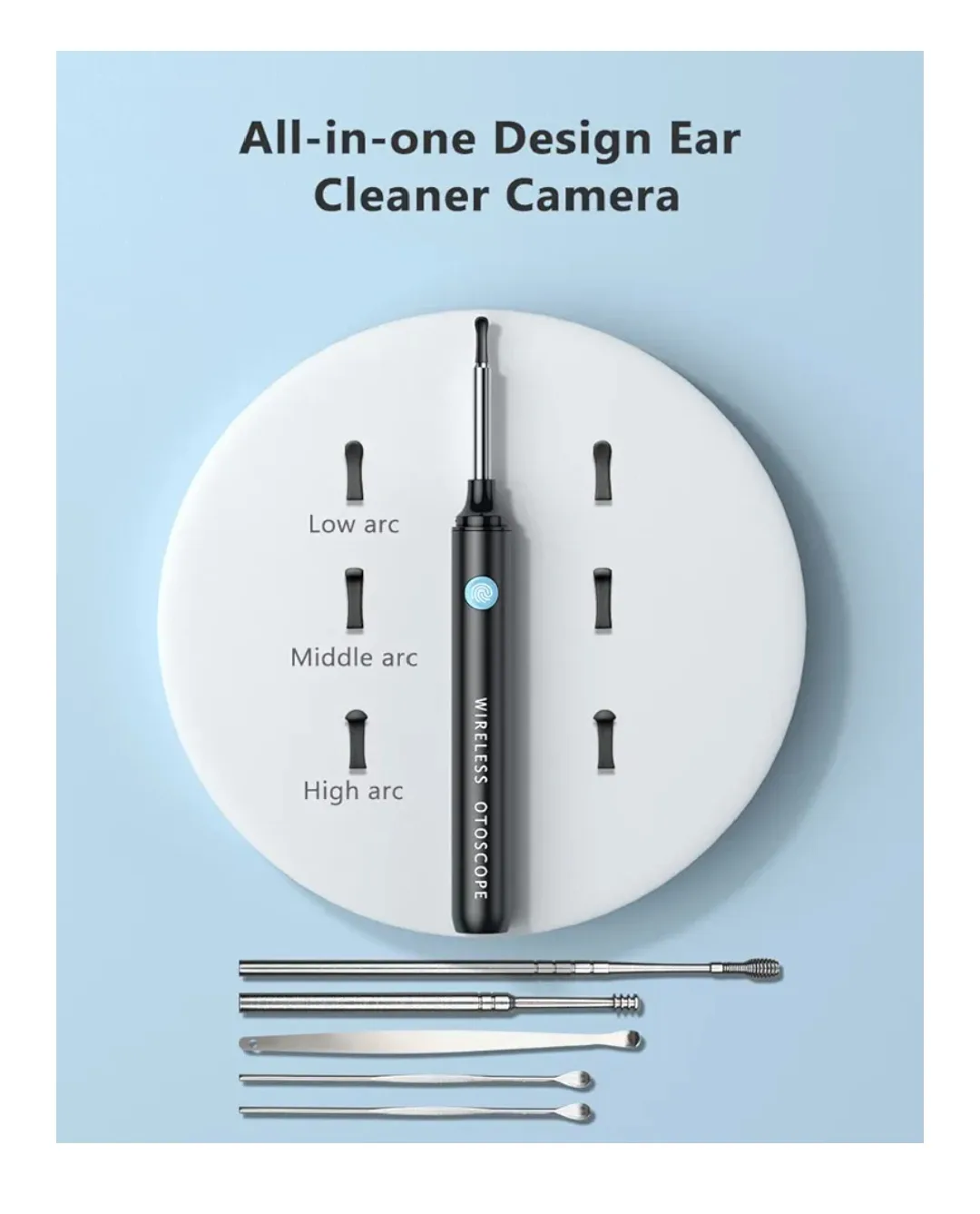 Ear Wax Removal Kit with Ear Camera with 6 LED Lights image indicator(8)