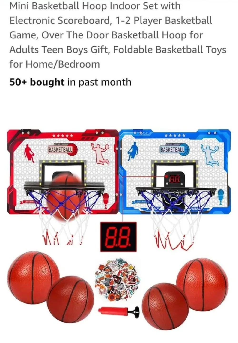 Rival Basketball Slam Dunk Set - Double Hoop image indicator(2)