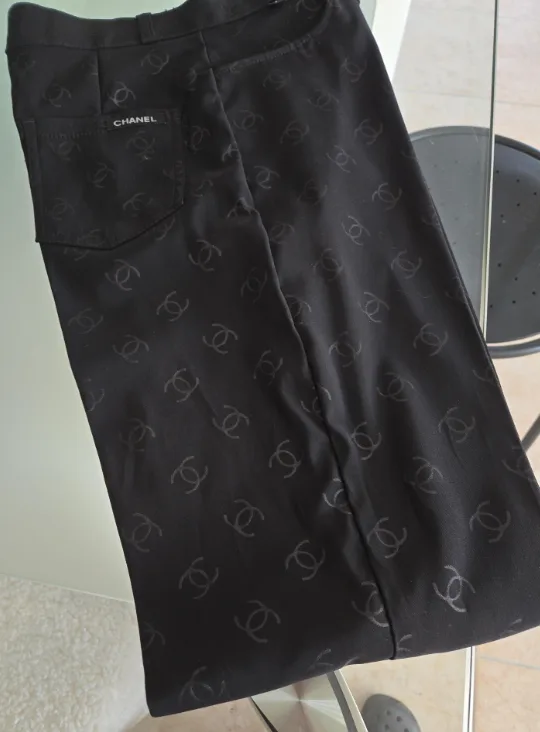 Chanel Inspired Black Pants image indicator(4)