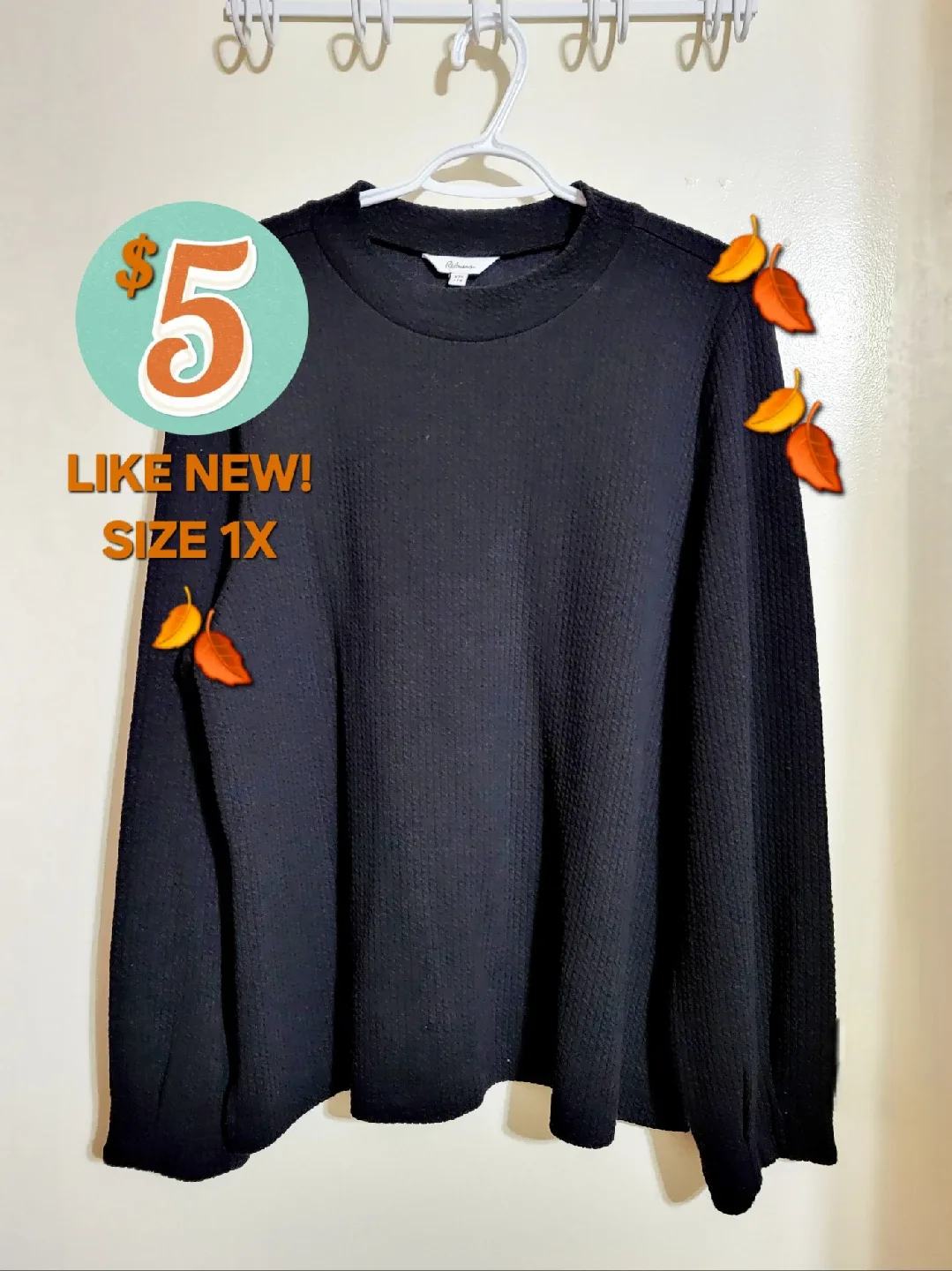 Plain Black Sweater thumbnail