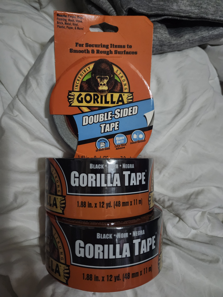 Gorilla Tape - Black, 1.88 in x 12 yd
