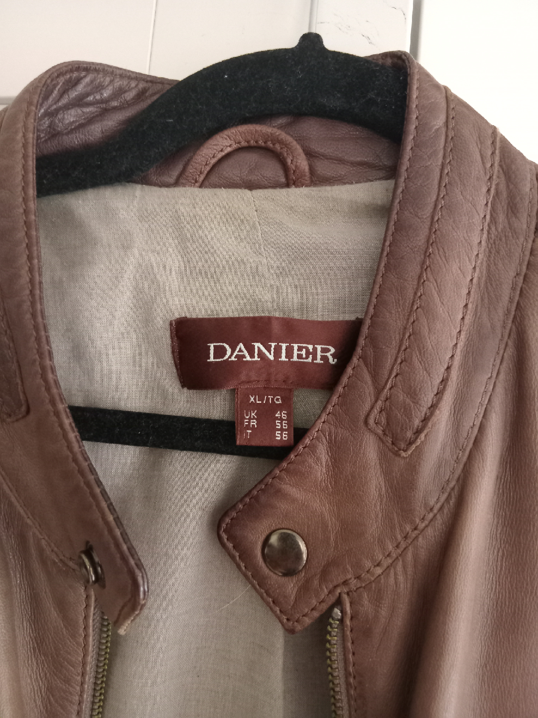 DANIER Leather Jacket - Size XL - photo 3