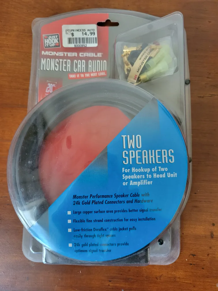 Monster Car Audio Speaker Cable - New image indicator(2)