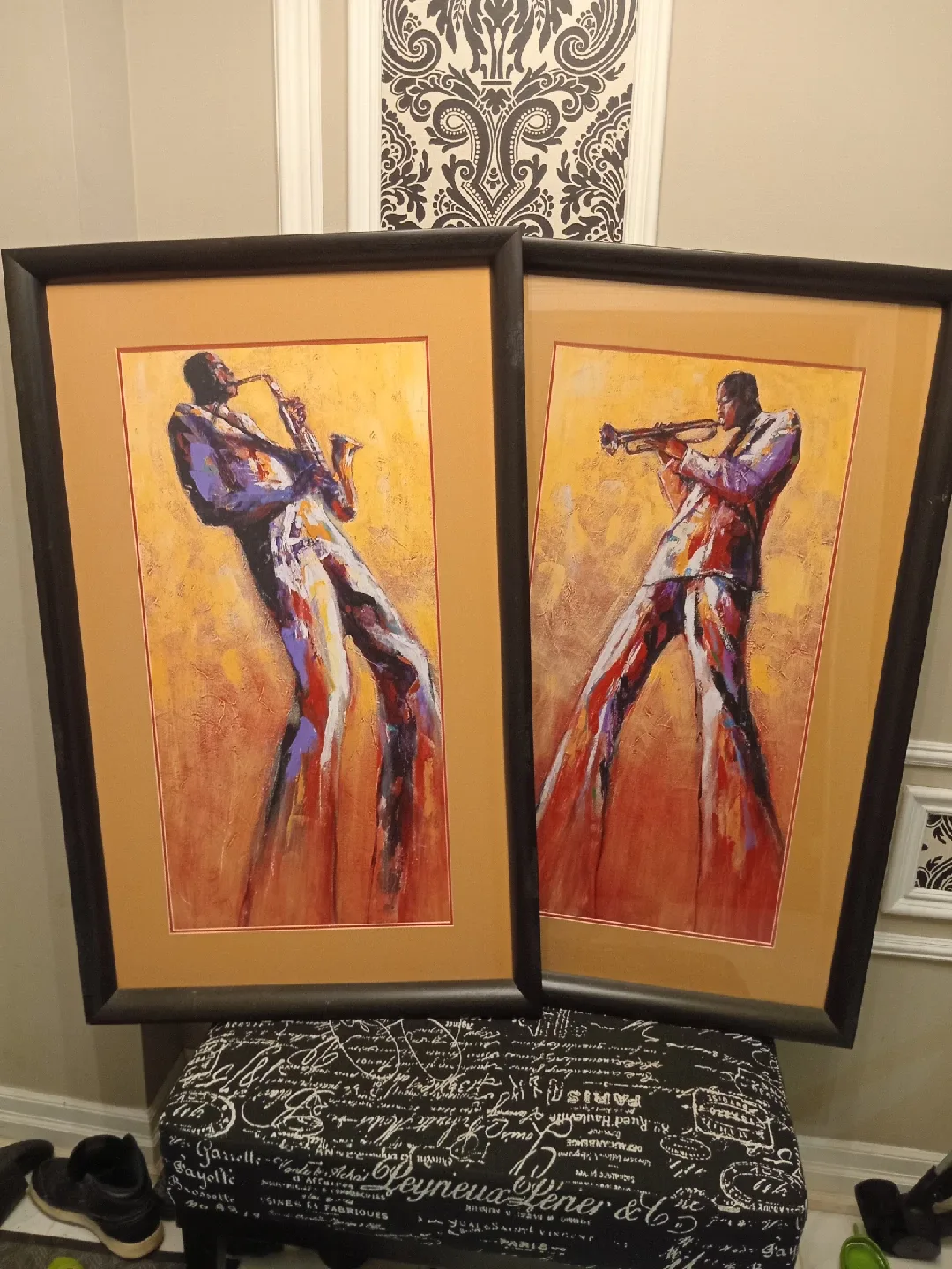 Jazz Musician Framed Art Prints - Set of 2 thumbnail