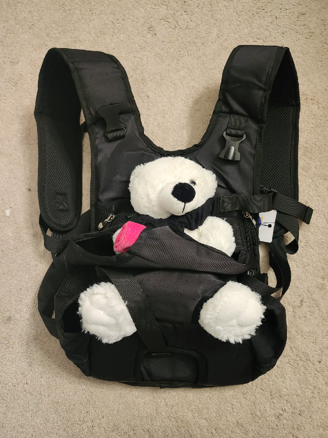 New Pawaboo Pet Carrier Backpack - Black image indicator(4)