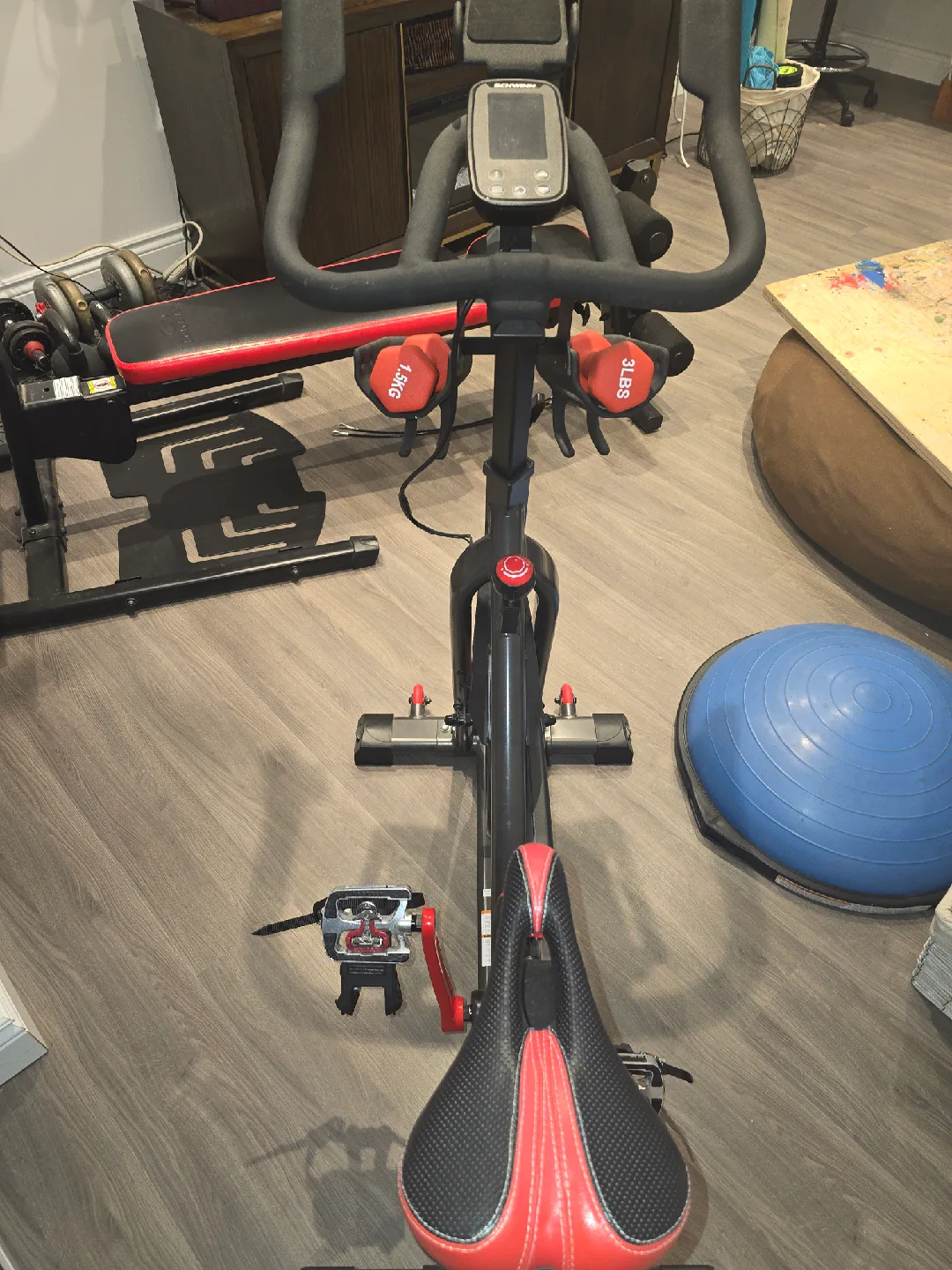 Schwinn IC4 Indoor Cycling Bike with Weights image indicator(3)